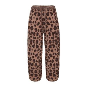 SKIMS Kids Sienna Leopard Print Pajama Bottoms